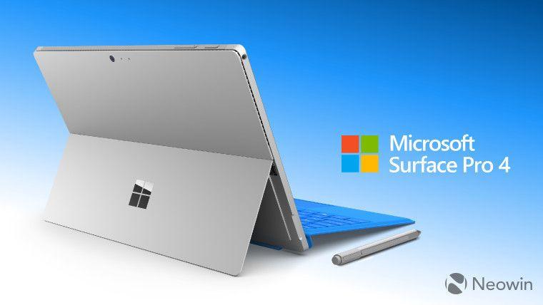 Microsoft Surface 4 Logo - Surface Pro 4 picks up another batch of firmware updates - Neowin