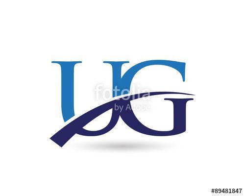 UG Logo - UG Letter Logo Swoosh Stock Image And Royalty Free Vector Files