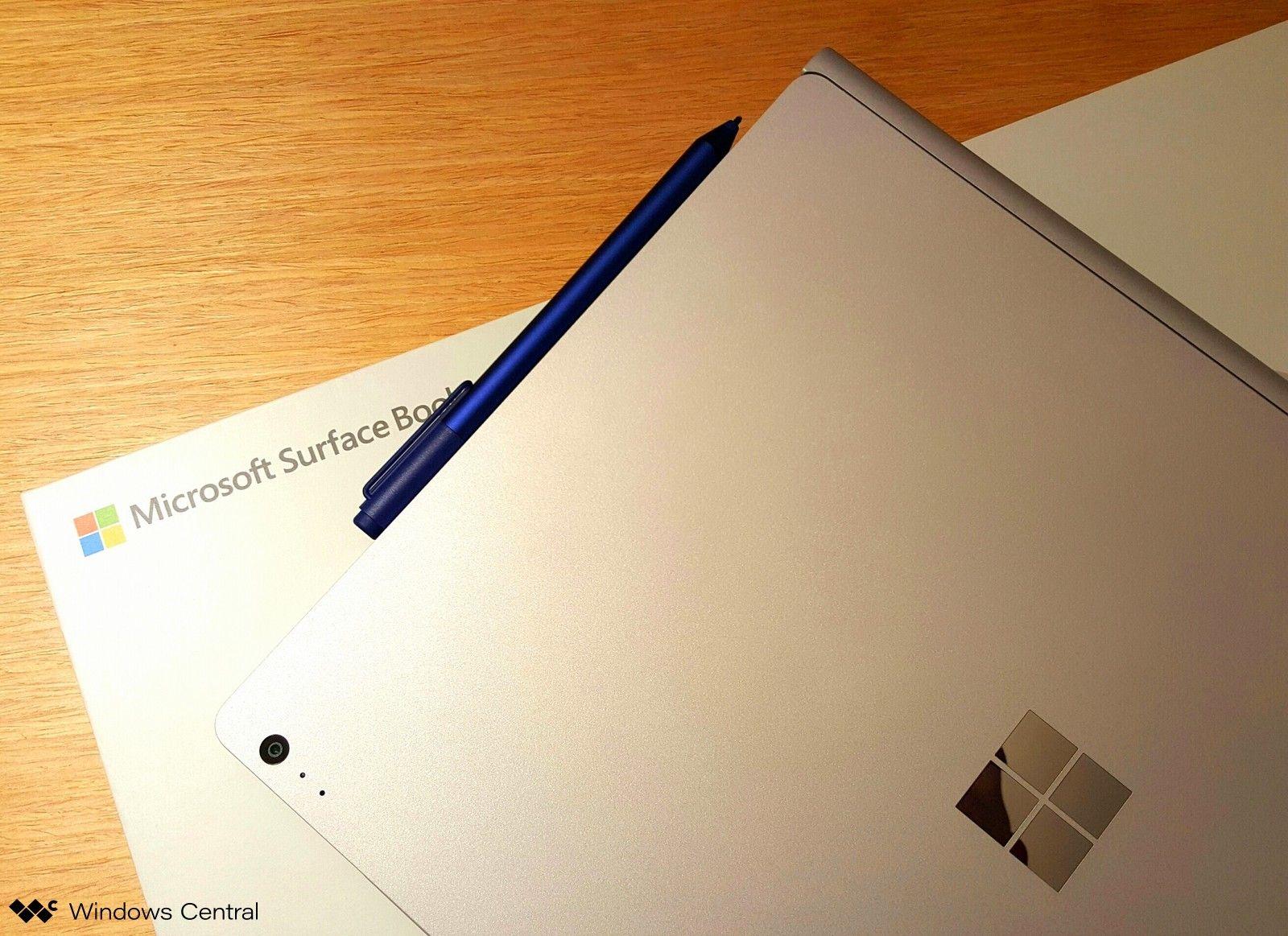 Microsoft Surface Book Logo - Unboxing the Core i7 Microsoft Surface Book | Windows Central