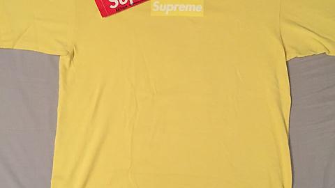Yellow Supreme Logo - LC] Yellow Supreme Box Logo Tee : supremeclothing