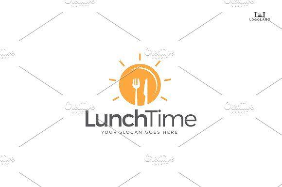 Lunch Logo - Lunch Time Logo ~ Logo Templates ~ Creative Market