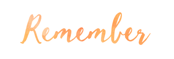Remember Me Logo - Word Study: Remember Me – Chaim Bentorah