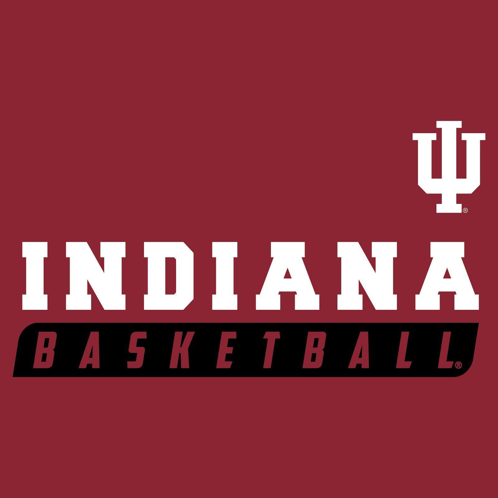 Indiana Hoosiers Basketball Logo - Indiana Hoosiers Basketball Slant T-Shirt - Court, College, University