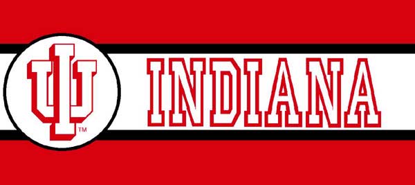Indiana Hoosiers Basketball Logo - Indiana Hoosiers 7 Tall Wallpaper Border
