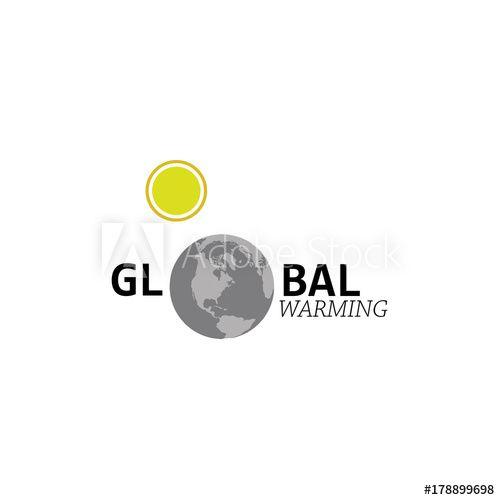 Global Warming Logo - Global Warming Logo Vector Template Design this stock vector