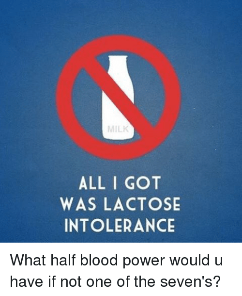 Half Red Half Blue U Logo - MILK ALL I GOT WAS LACTOSE INTOLERANCE What Half Blood Power Would U ...