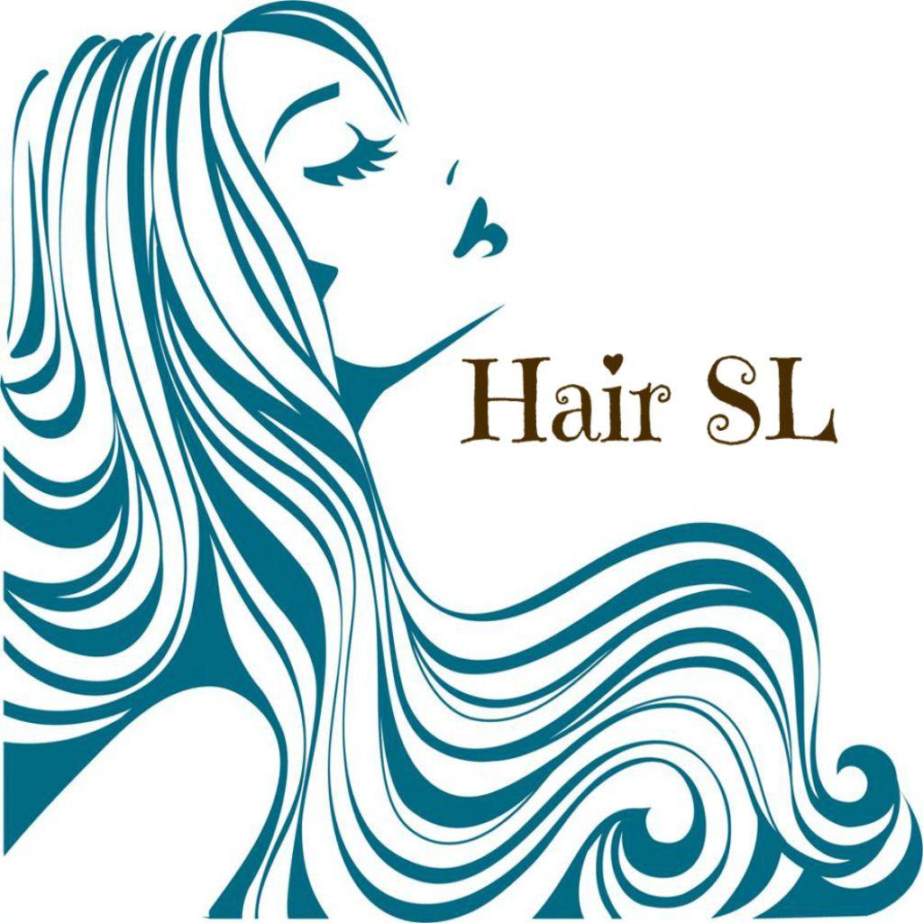 Girl with Flowing Hair Logo - New Hair SL Logo. A huge thank you to the winner of the log