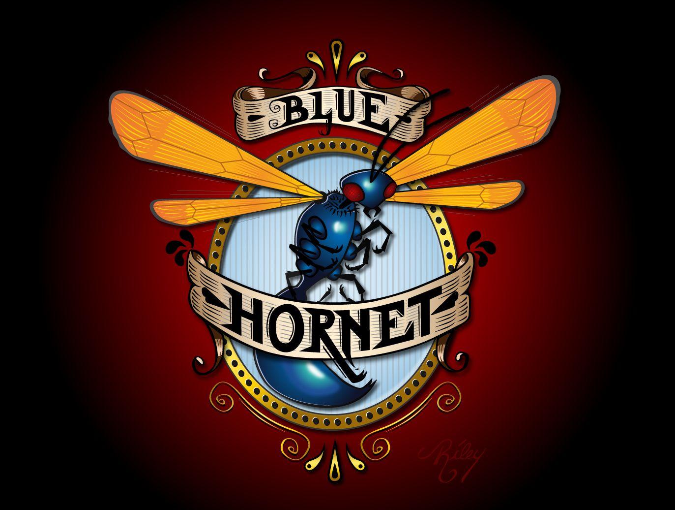 Orange and Blue Hornet Logo - Blue Hornet Logo Design | Websites, SEO & Branding