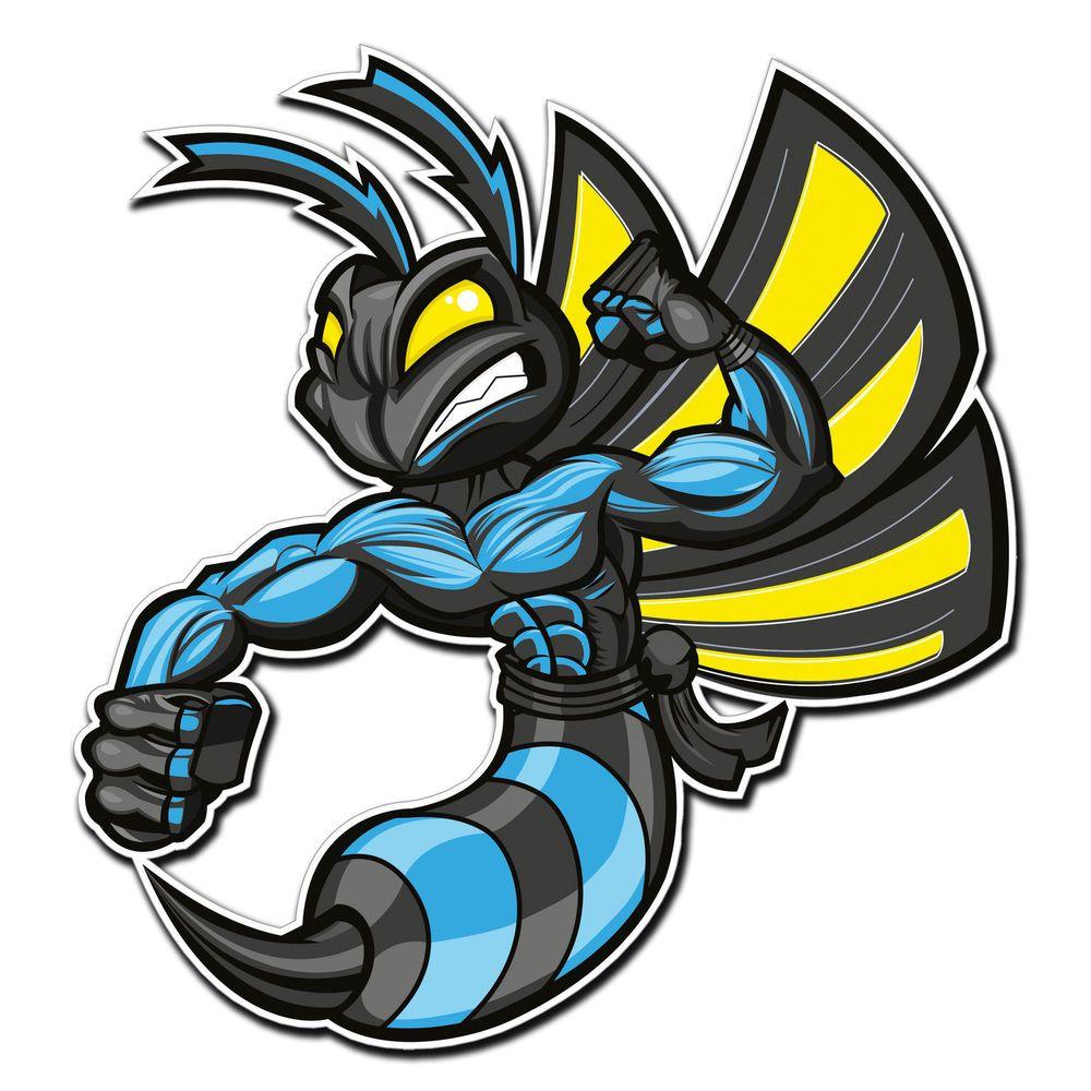 Orange and Blue Hornet Logo - blue hornet - Kleo.wagenaardentistry.com