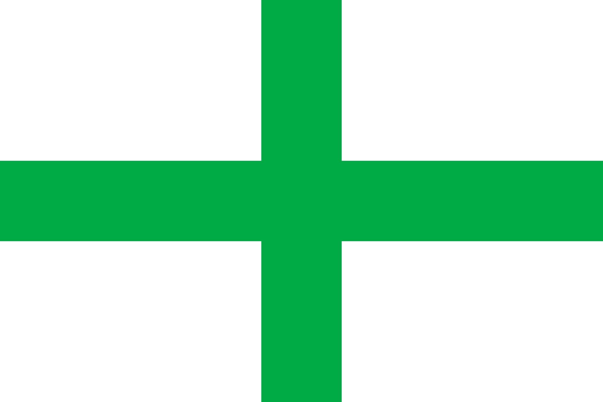 White Green Cross Logo - Green Cross flag of Florida.svg
