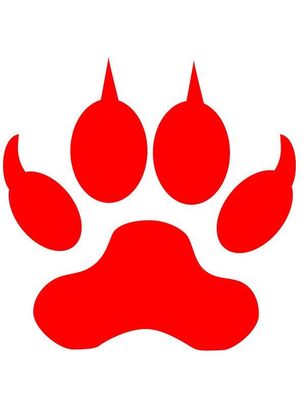 Red Paw Logo - Free Panther Paw Clipart, Download Free Clip Art, Free Clip Art on ...