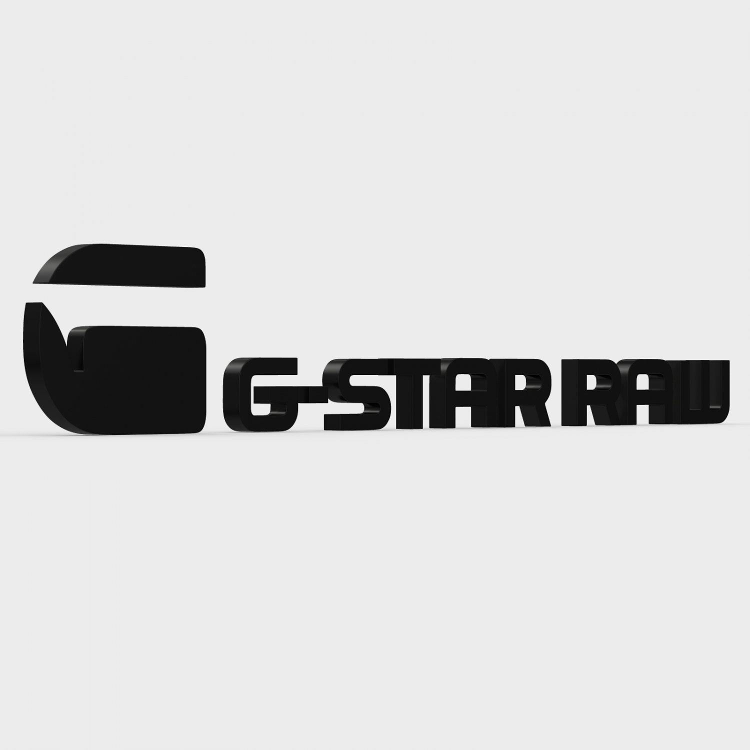 G-Star Logo - G Star Raw Logo 3D Model In Clothing 3DExport