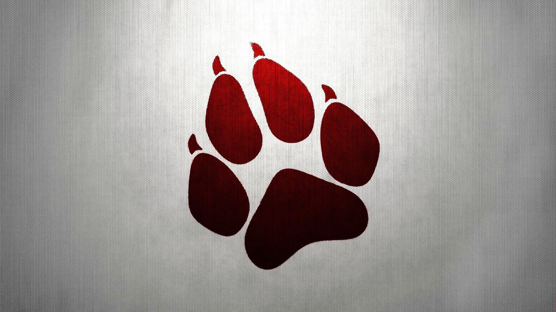 Red Wolf Paw Logo - Red Wolf Paw | WallpaperFool
