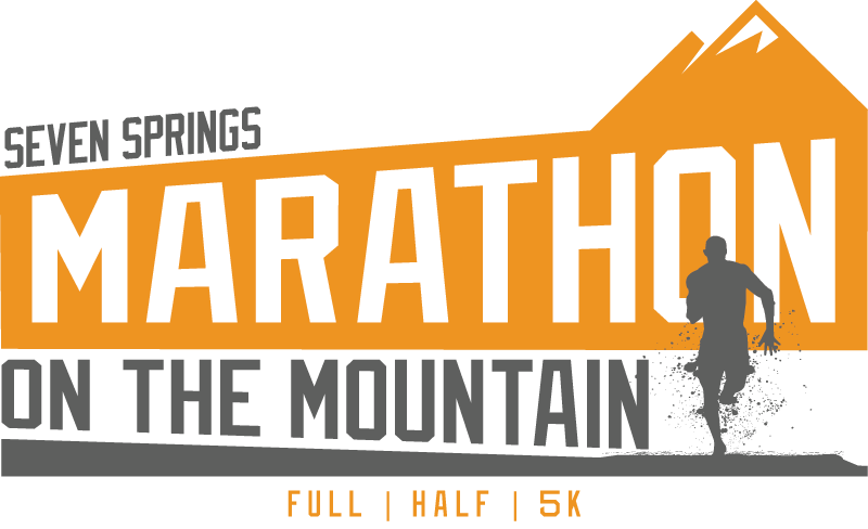 Half Mountain Logo - Marathon on the Mountain - Seven Springs Mountain Resort