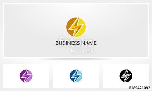 Lightning Bolt Business Logo - Thunder Lightning Bolt Logo Stock Image And Royalty Free Vector