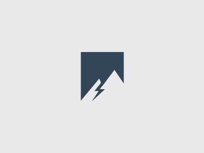 Half Mountain Logo - Blue Mountain Electric Logo by Sean Farrell | Dribbble | Dribbble