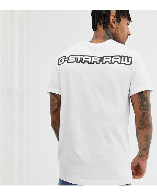 G-Star Logo - G Star Raw Beraw Rodis Organic Cotton Logo Back Print T Shirt