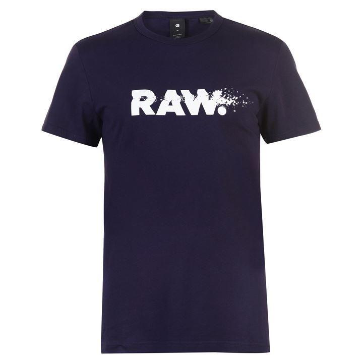 G-Star Logo - G Star Raw Logo T Shirt | Short sleeves | Crew neck