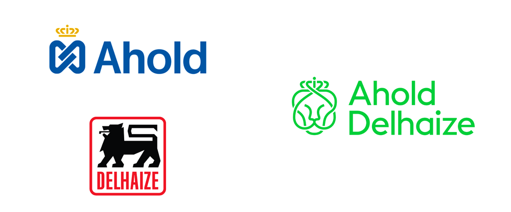 Lion Brand Logo - Brand New: New Logo and Identity for Ahold Delhaize by Futurebrand
