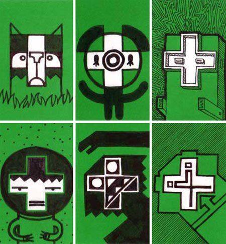 White Green Cross Logo - Green Cross Code | What Blog