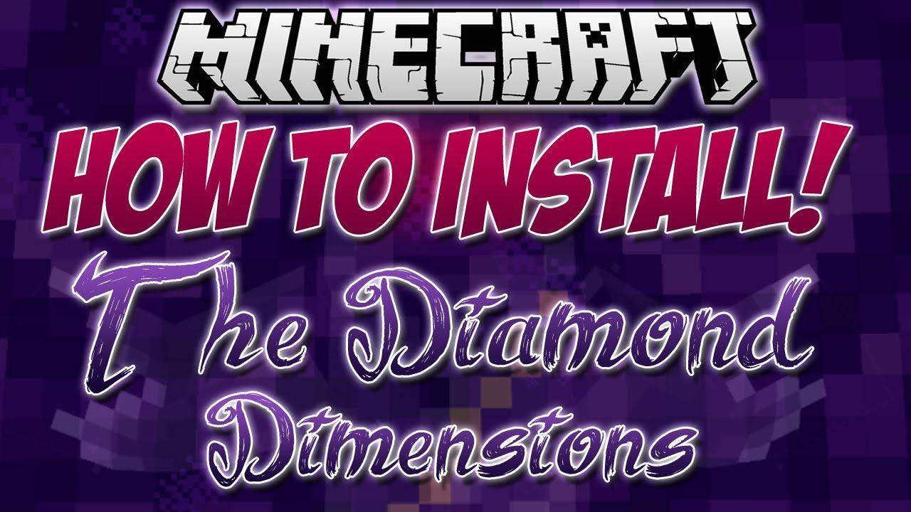 Diamond Dimensions Logo - How to Install The Diamond Dimensions Minecraft Modpack!