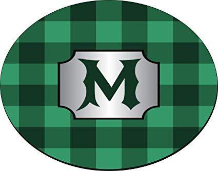 Green M Shaped Logo - Amazon.com : Rikki Knight Letter
