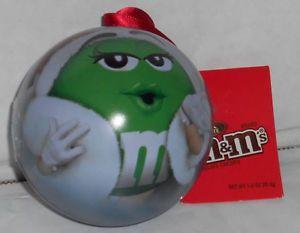 Green M Shaped Logo - M&M'S GREEN CHARACTER & LETTER LOGO M BALL SHAPED CHRISTMAS
