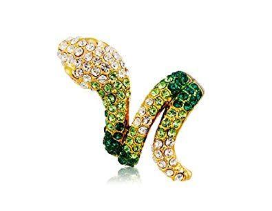 Green M Shaped Logo - Amazon.com: PHAL Green Crystal Decorated Snake Shaped Ring Sz 9 ...