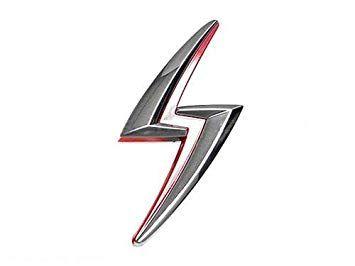 Lightning Bolt Car Logo - Nissan 65892-85F00 Lightning Bolt Hood Emblem, Charcoal/Red: Amazon ...