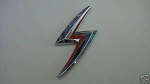 Lightning Bolt Car Logo - Car Chrome Badge Emblem Lightning 'S' fits Nissan Silvia S15 S14 S13 ...