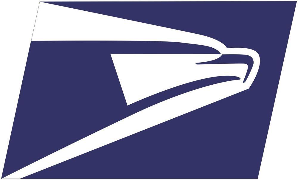 Post Office Blue Eagle Logo - US Post Office Mail Carrier USPS Logo Eagle Color Vinyl Decal - You ...