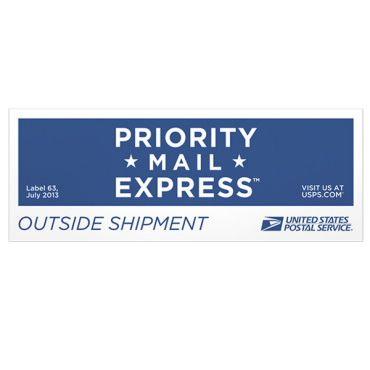 USPS Priority Mail Logo - Priority Mail Express Outside Pressure Sensitive Label