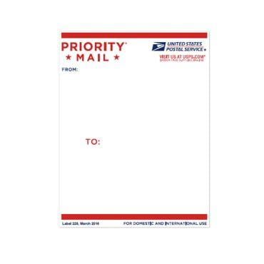USPS Priority Mail Logo - Priority Mail Address Label | USPS.com
