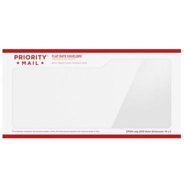 USPS Priority Mail Logo - Priority Mail Window Flat Rate Envelope