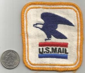 Post Office Blue Eagle Logo - VINTAGE 1970's U.S. MAIL UNIFORM PATCH POST OFFICE USPS POSTAL BADGE ...
