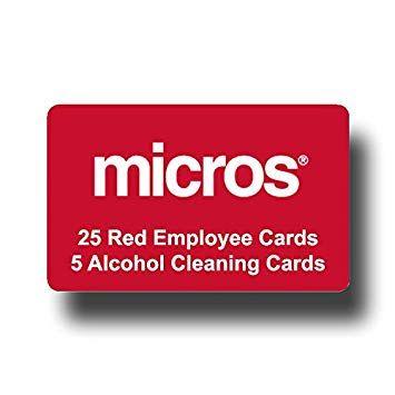 USPS Priority Mail Logo - Micros Server Swipe Cards - (25 RED Cards) USPS Priority
