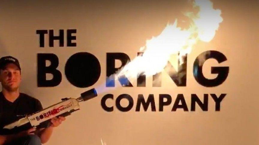 The Boring Company Flamethrower Logo - Boring Company Flamethrowers Will be Personally Delivered Starting