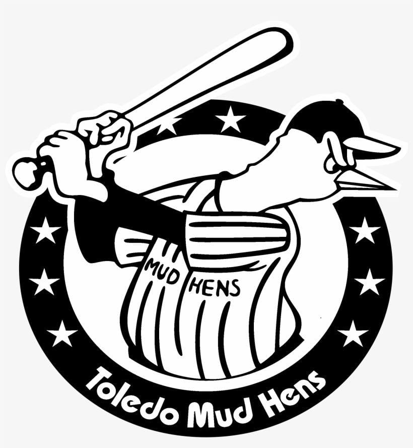 Toledo Mud Hens Logo - Toledo Mud Hens Logo Black And Ahite Congress Pin PNG Image