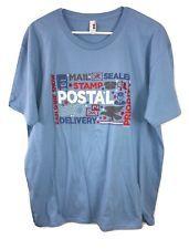 Post Office Blue Eagle Logo - USPS Postal Blue Post Office Short Sleeve Eagle Logo Polo Shirt ...