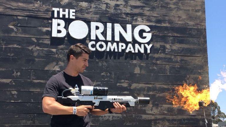 The Boring Company Flamethrower Logo - Elon Musk sells first 1,000 flamethrowers for the Boring Company ...