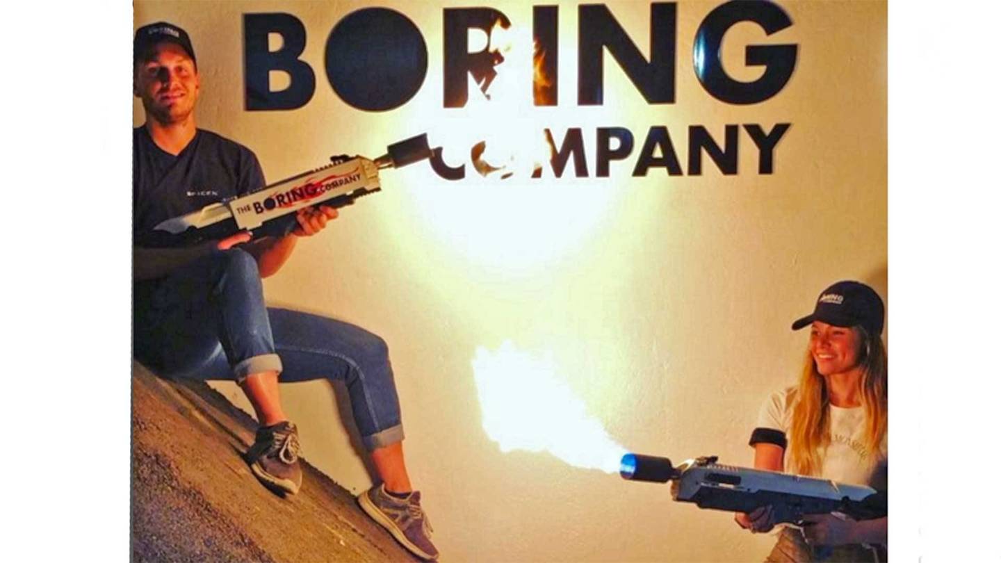 The Boring Company Flamethrower Logo - Elon Musk's Boring Company Flamethrower Seems Like a Colossally Bad ...