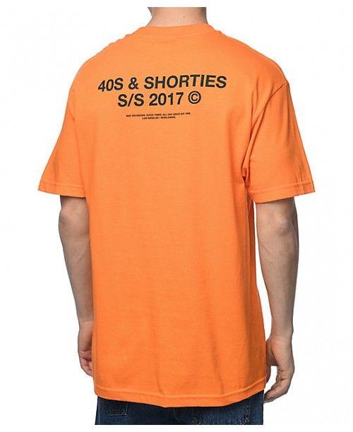 Popular Orange Logo - 2017 Top Popular 40s & Shorties General Logo Orange T Shirt