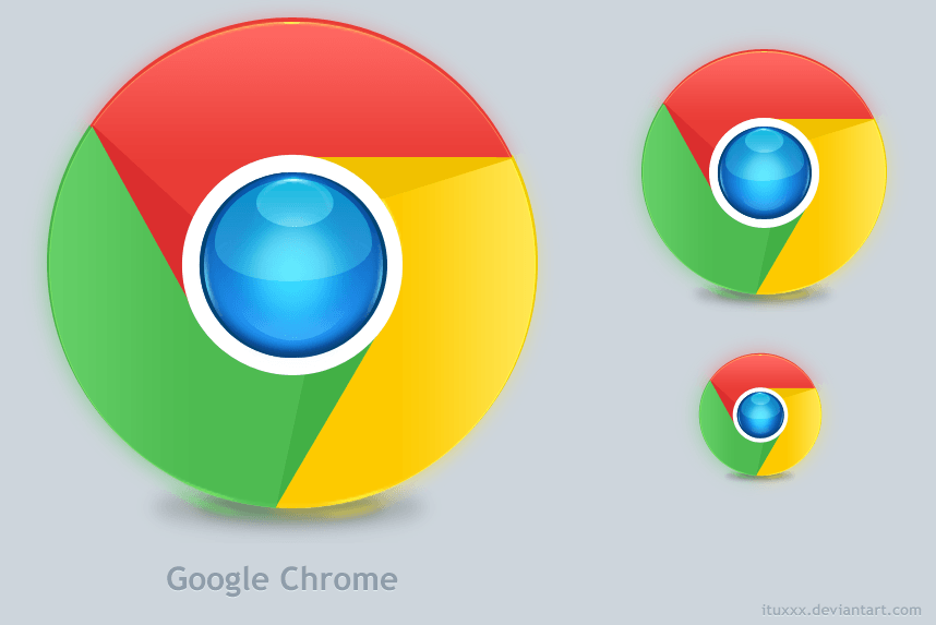Chrome New Logo - Google Chrome New Logo _Redo by ituxxx on DeviantArt
