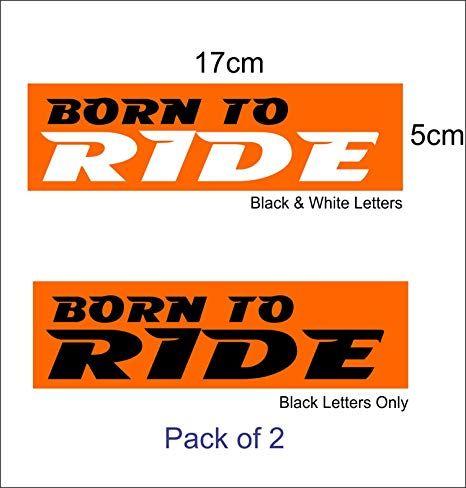 Popular Orange Logo - ISEE 360 Live To Ride with Re Logo Vertical Stem Sticker for Royal