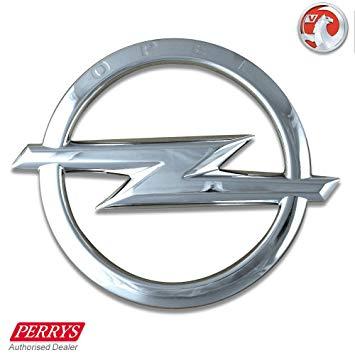 Silver Lightning Bolt Car Logo - Genuine Vauxhall Branded Silver Opel Lightning Bolt Tailgate Badge ...