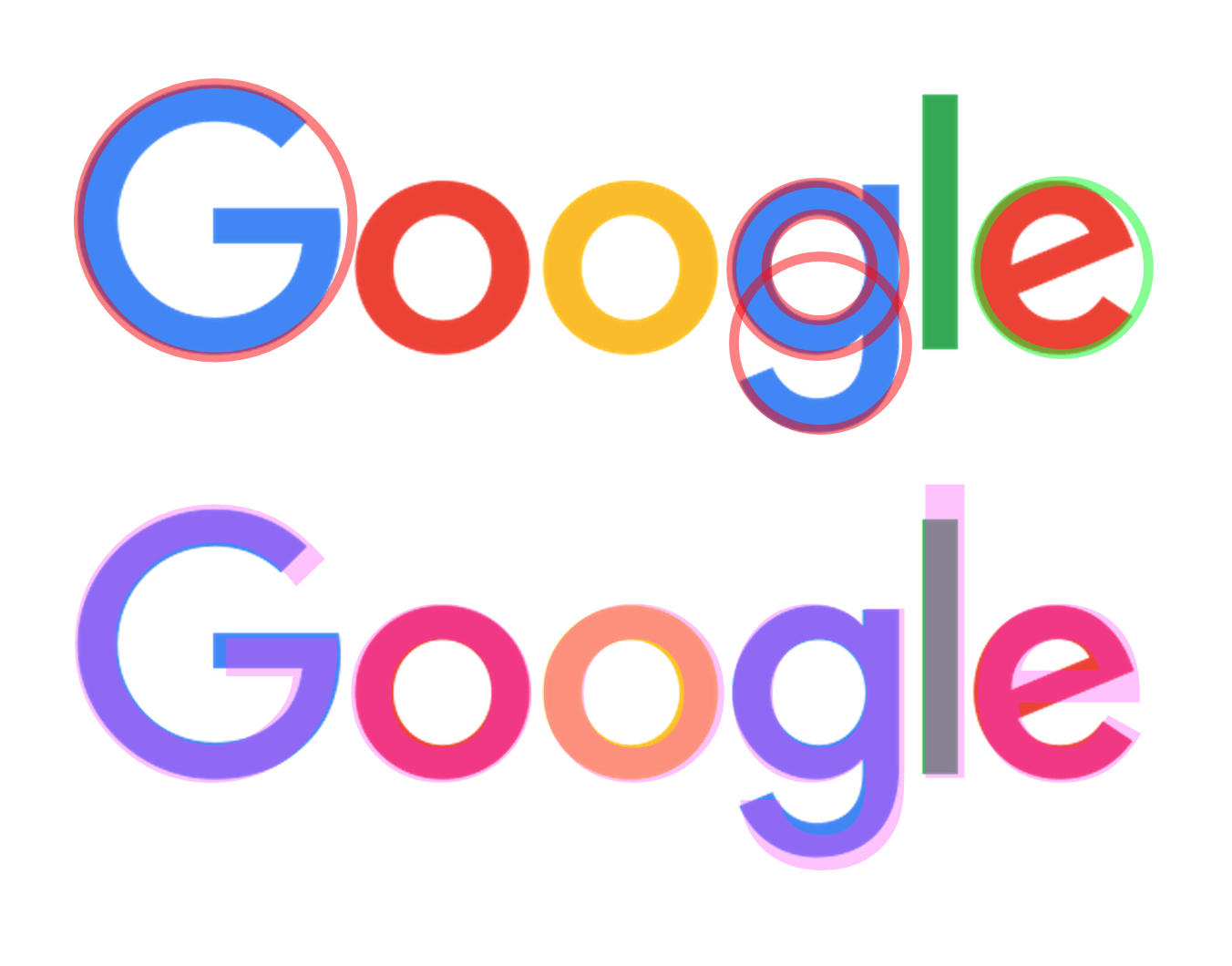 Old Google Logo - Google's New Logo – inconsequence