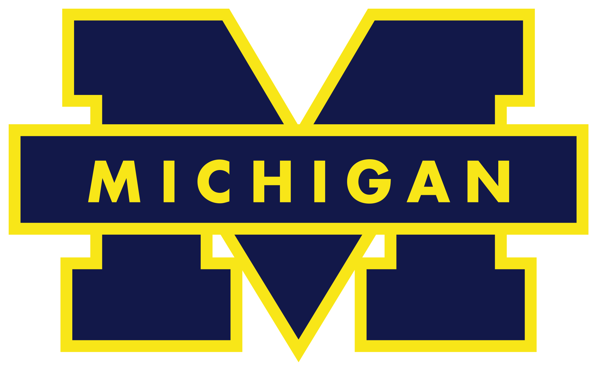 University of Michigan Logo - File:Michigan Wolverines Logo.svg - Wikimedia Commons