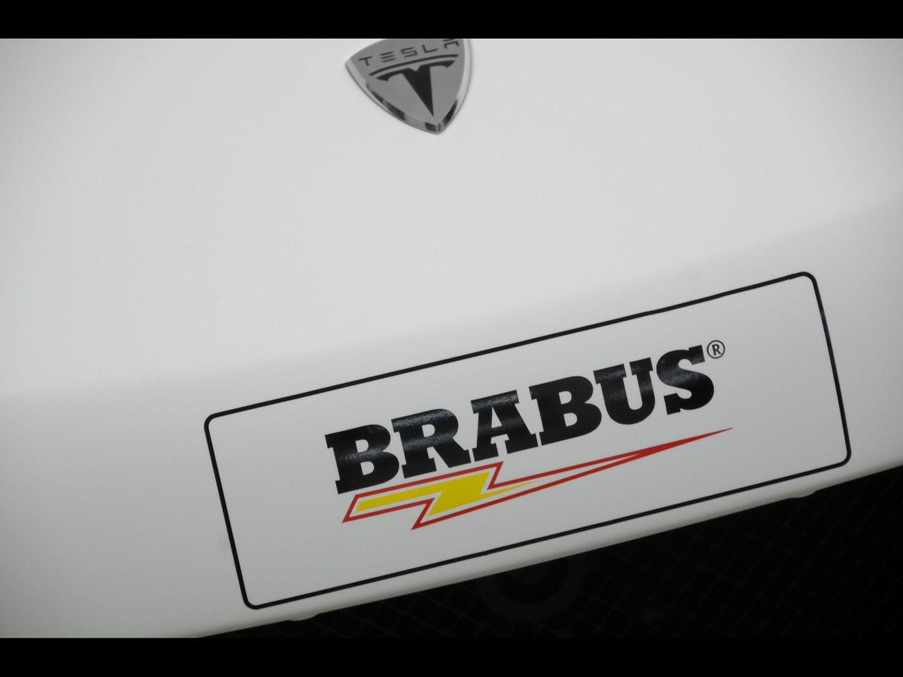 Lightning Bolt Car Logo - Brabus Tesla Roadster Bolt Logo