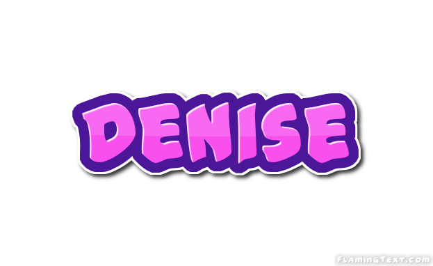 Denise Logo - Denise Logo | Free Name Design Tool from Flaming Text