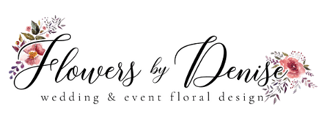 Denise Logo - San Luis Obispo Wedding Florist. Flowers By Denise